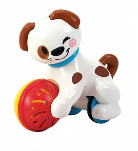 Развивающая игрушка – Щенок с колесиками (PlayGo, Play 1662veg)